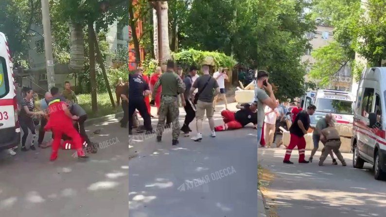 В Одесі стався конфлікт між співробітниками ТЦК Київського району та бригадою швидкої допомоги В Одесі стався конфлікт між співробітниками ТЦК Київського району та бригадою швидкої допомоги