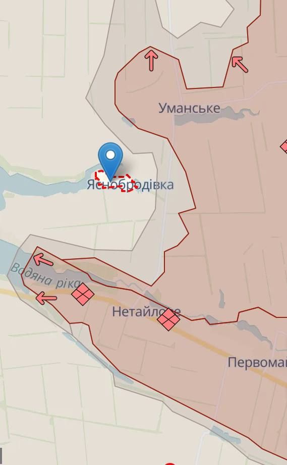 Ворог намагається взяти під контроль село Яснобродівка Ворог намагається взяти під контроль село Яснобродівка