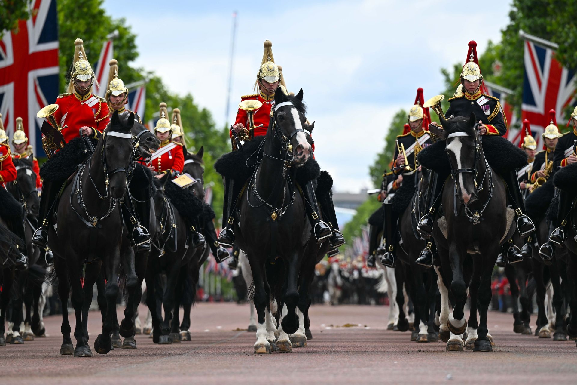 Репетиція Trooping the Color, 8 червня 2024 року. Фото: Getty Images Репетиція Trooping the Color, 8 червня 2024 року. Фото: Getty Images
