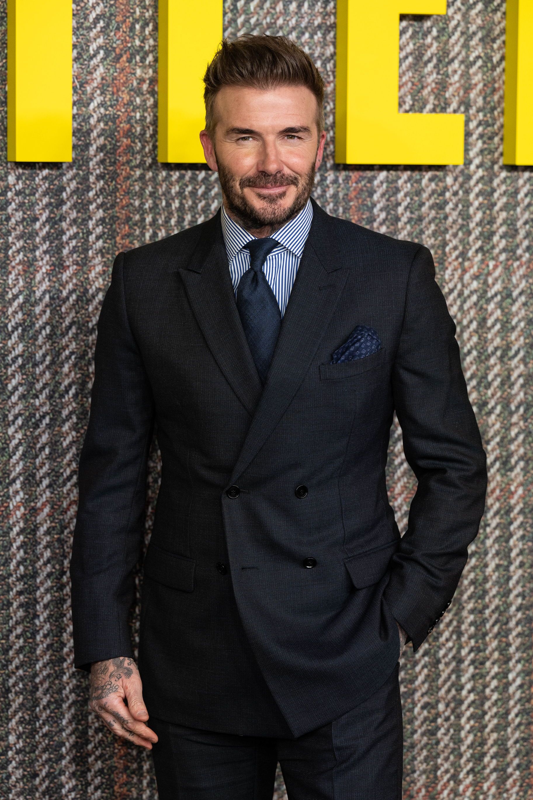 Дэвид Бекхэм был взволнован. Фото: Getty Images Дэвид Бекхэм был взволнован. Фото: Getty Images