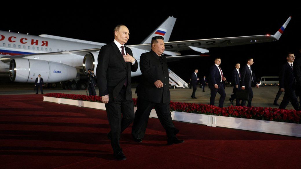 Путін вперше за 24 роки прибув до Північної Кореї: в аеропорту його зустрів Кім Чен Ин 1