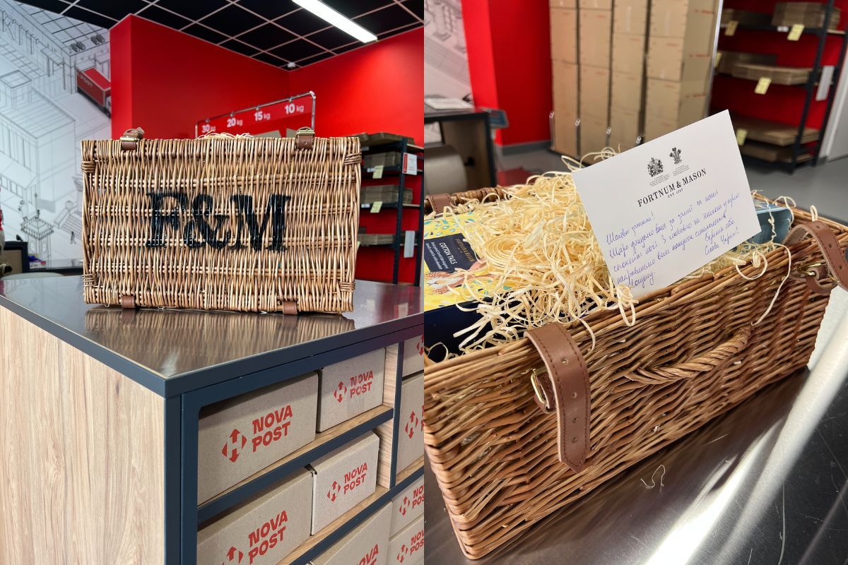 Новая почта доставила посылку украинским бойцам из Лондона на передовую 2