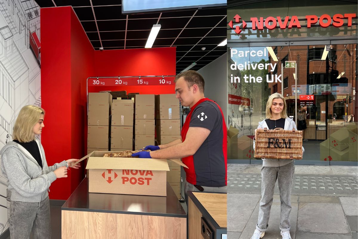 Новая почта доставила посылку украинским бойцам из Лондона на передовую 1