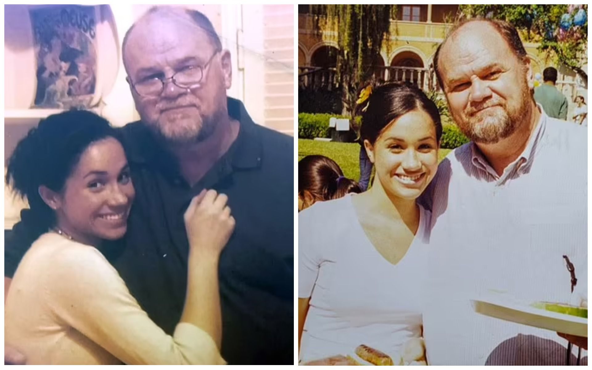 Меган Маркл с отцом. Фото: Enterprise News and Pictures