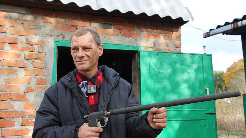 Зброя Віталія Куколя. Фото: Суспільне Суми Зброя Віталія Куколя. Фото: Суспільне Суми