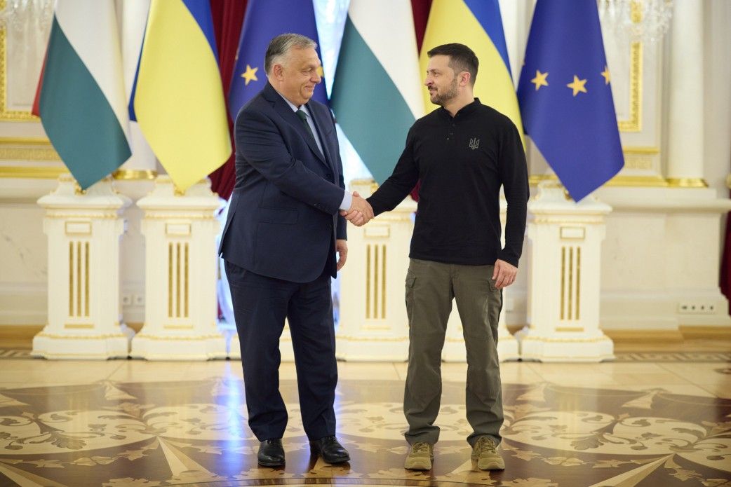 Орбан та Зеленський у Києві. Фото: Офіс президента Орбан та Зеленський у Києві. Фото: Офіс президента