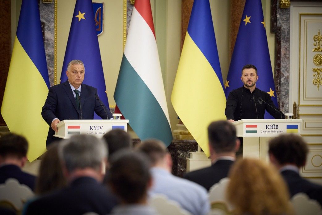 Орбан та Зеленський у Києві. Фото: Офіс президента Орбан та Зеленський у Києві. Фото: Офіс президента