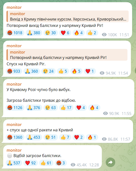 У Кривому Розі пролунали вибухи: Вілкул розповів, куди вдарили окупанти та які наслідки 3