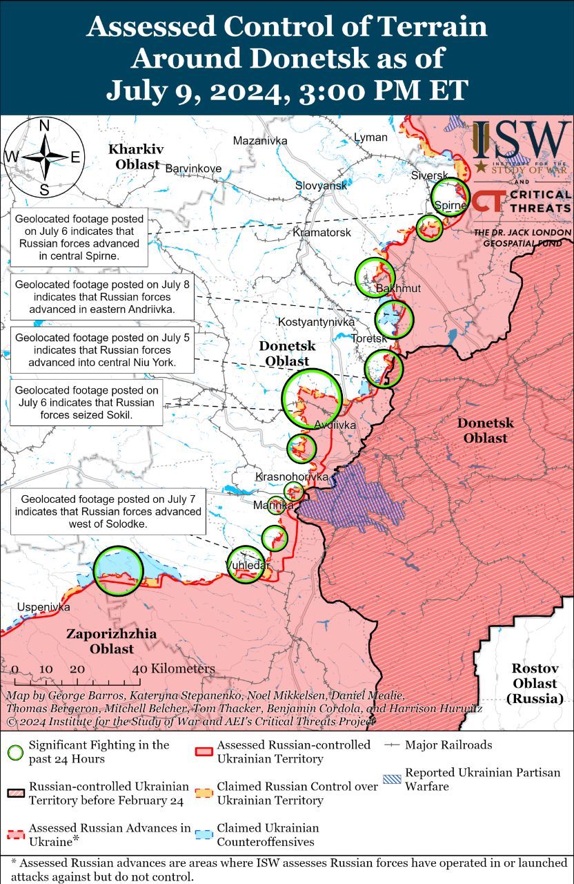 Карты боев в Донецкой области Карты боев в Донецкой области