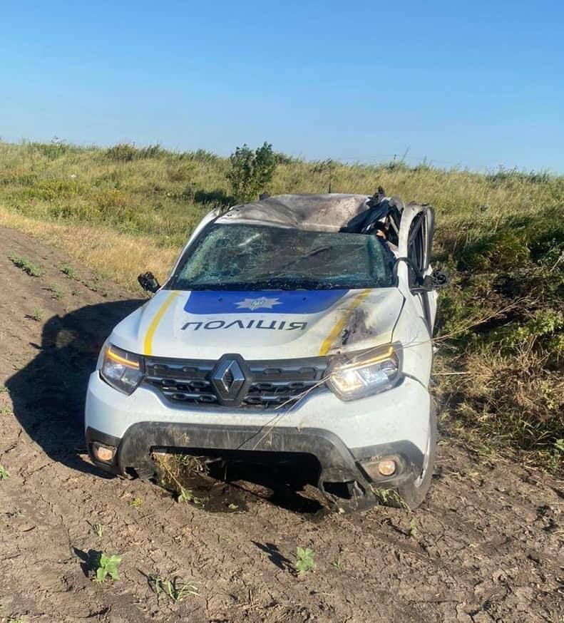 На Донеччині російський дрон атакував поліцейський автомобіль: загинув правоохоронець 1