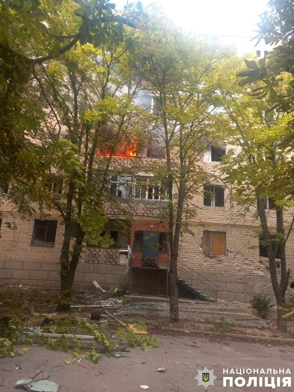 Наслідки ворожих обстрілів на Херсонщині Наслідки ворожих обстрілів на Херсонщині