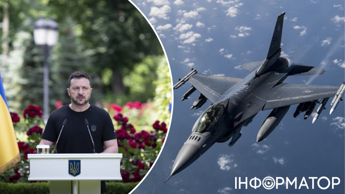 Зеленський про F-16