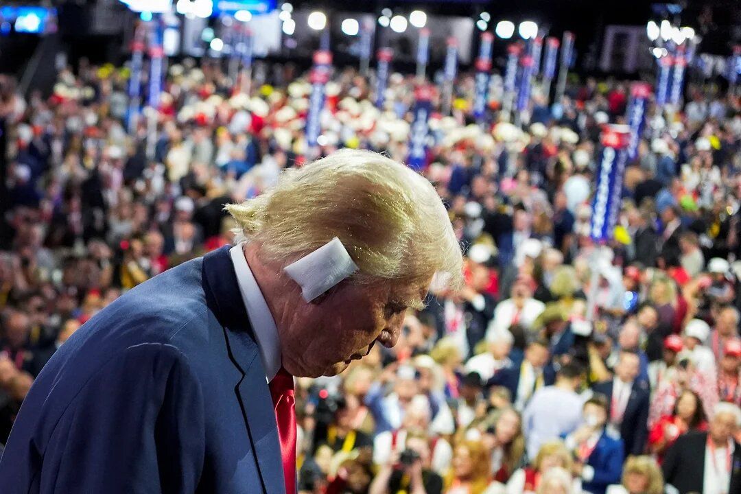 Дональд Трамп на съезде. Фото: Cheney Orr, Reuters Дональд Трамп на съезде. Фото: Cheney Orr, Reuters