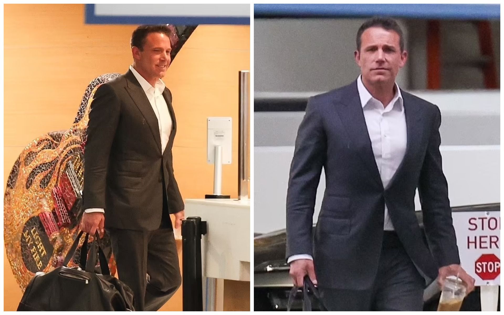 Аффлек випромінював гарний настрій. Фото: BackGrid Аффлек випромінював гарний настрій. Фото: BackGrid