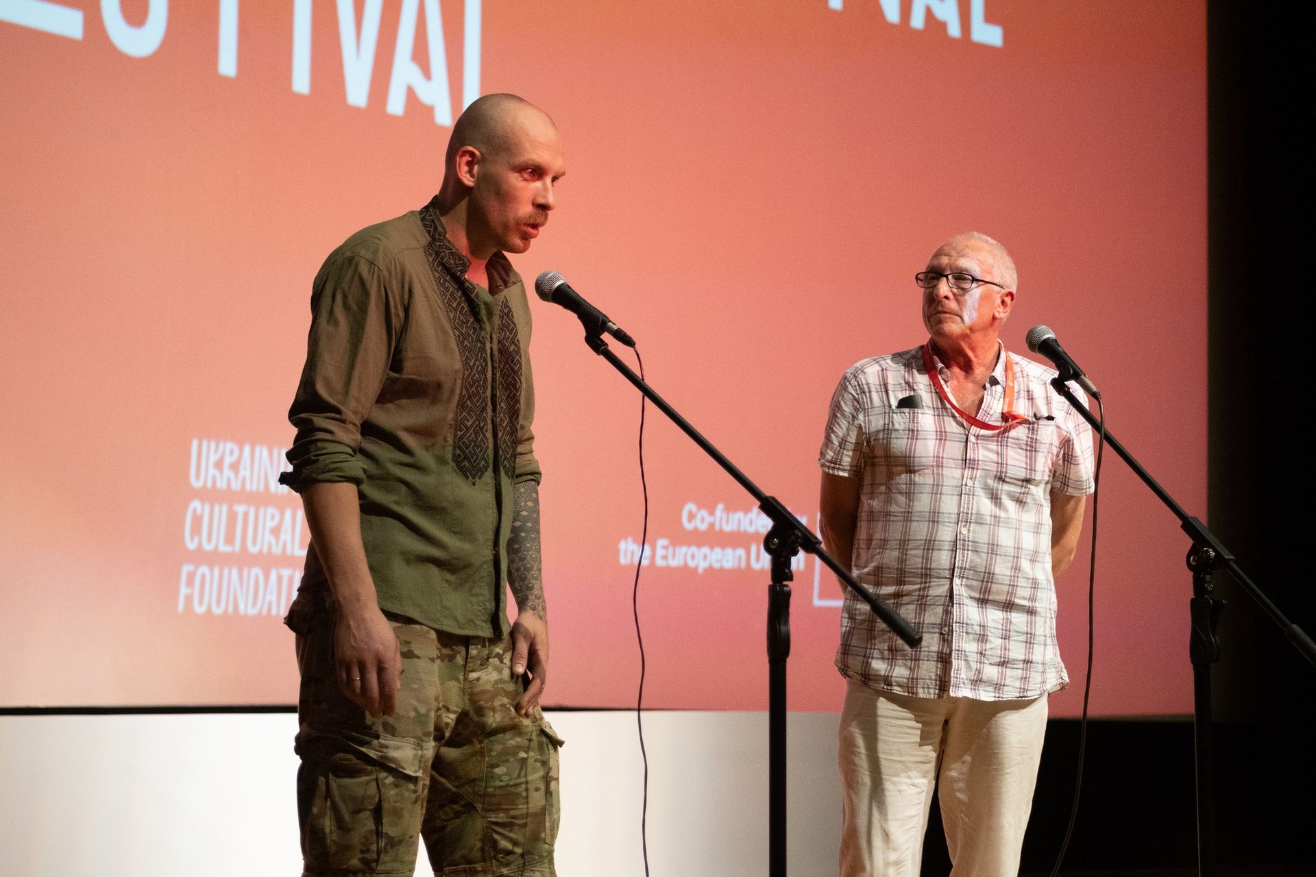 режисера Євгена Мазуренка на 15-му ОМКФ. Фото: Facebook/odesaiff режисера Євгена Мазуренка на 15-му ОМКФ. Фото: Facebook/odesaiff