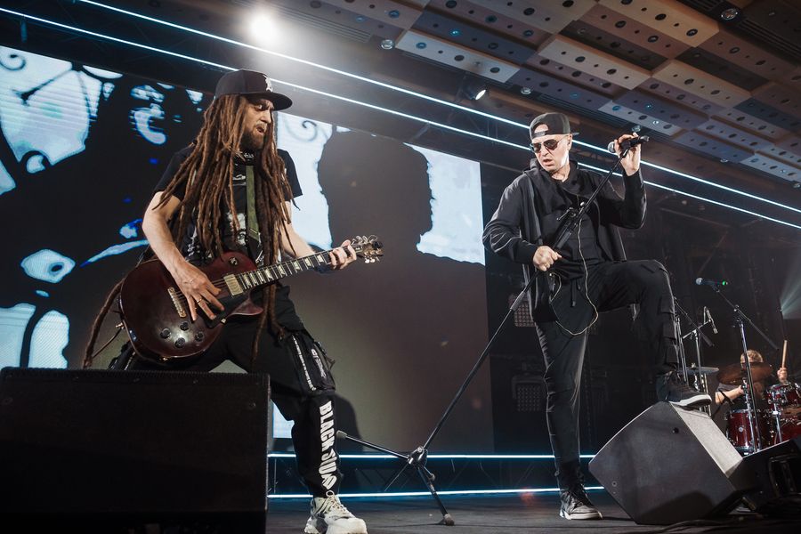 Виступ гурту на церемонії закриття. Фото: ОМКФ Виступ гурту на церемонії закриття. Фото: ОМКФ