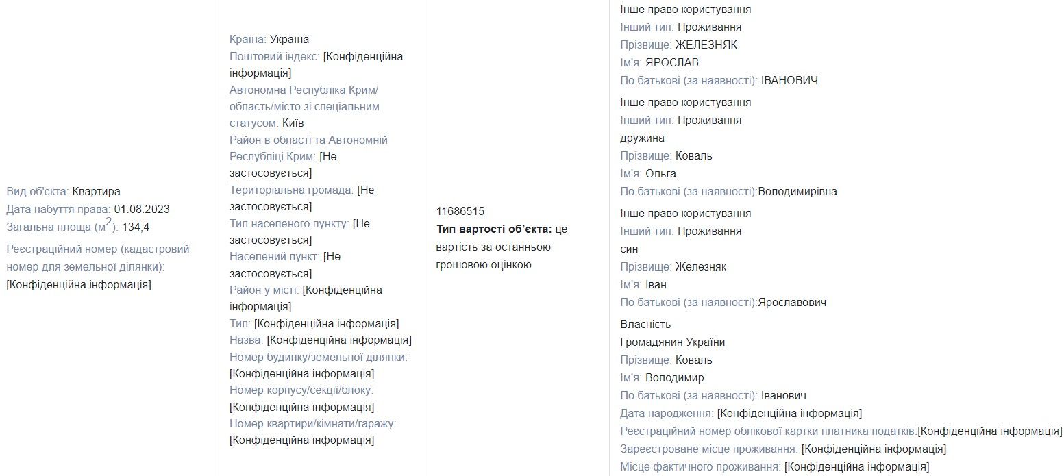 Из декларации Железняка Из декларации Железняка