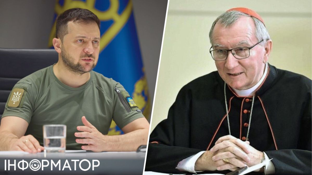 Володимир Зеленський і Пʼєтро Паролін