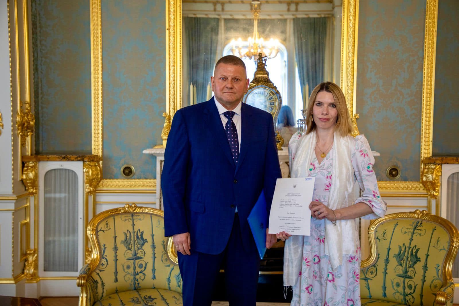Перший день роботи Залужного послом Перший день роботи Залужного послом
