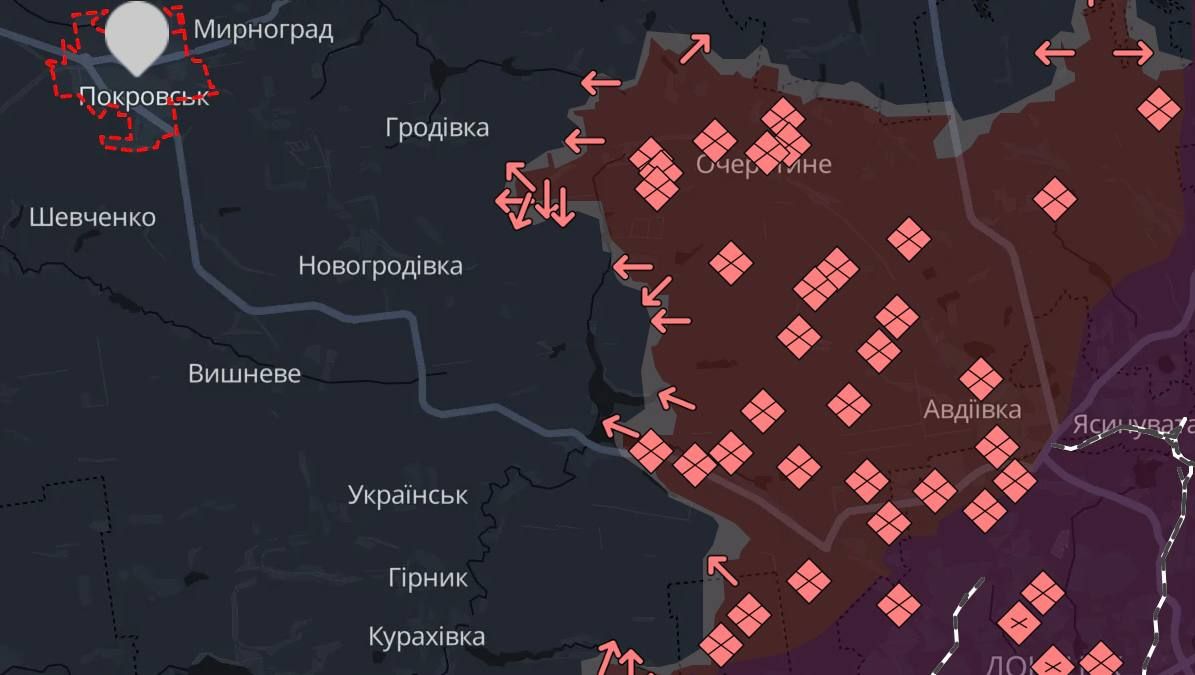 Ситуація під Покровськом  Ситуація під Покровськом