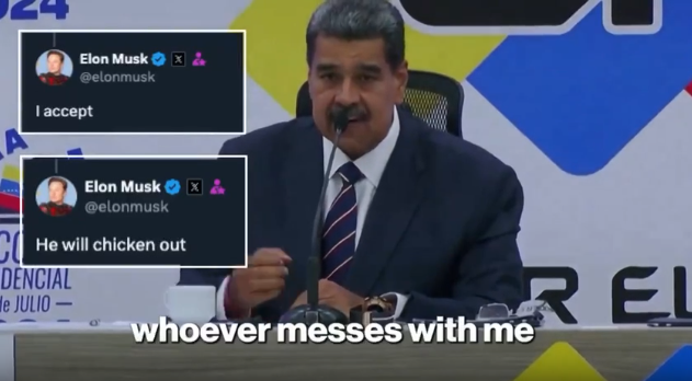 Я приймаю виклик. Але Мадуро накиває п'ятами, - написав Маск Я приймаю виклик. Але Мадуро накиває п'ятами, - написав Маск