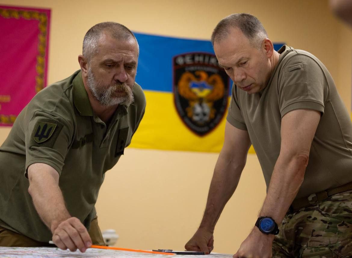 Сырский на востоке Украины Сырский на востоке Украины