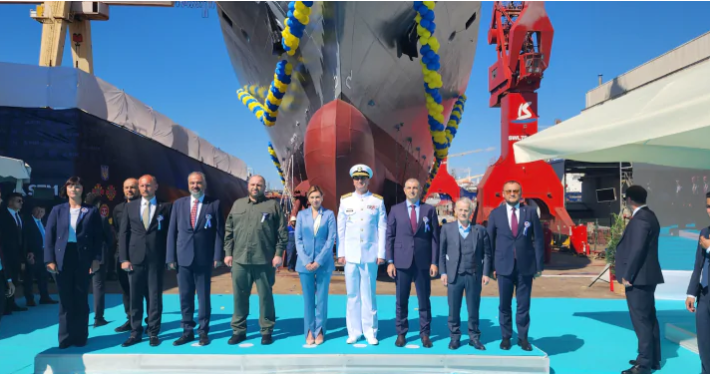 В Турции спустили на воду второй корвет для ВМС Украины 1