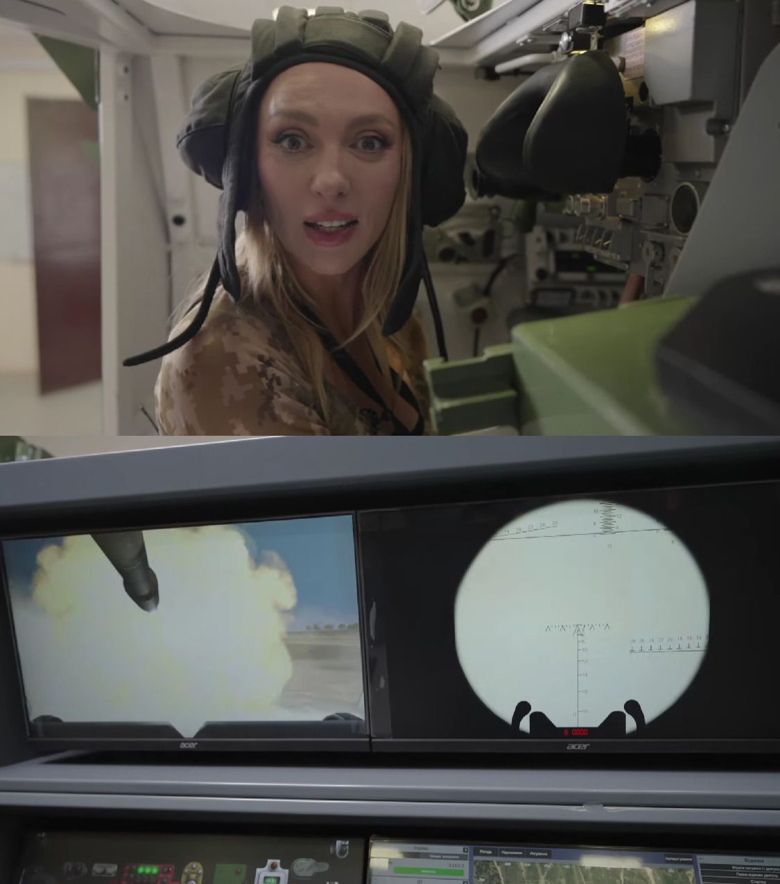 Співачка знешкодила супротивника. Скриншоти: YouTube/PolyakovaOfficial Співачка знешкодила супротивника. Скриншоти: YouTube/PolyakovaOfficial