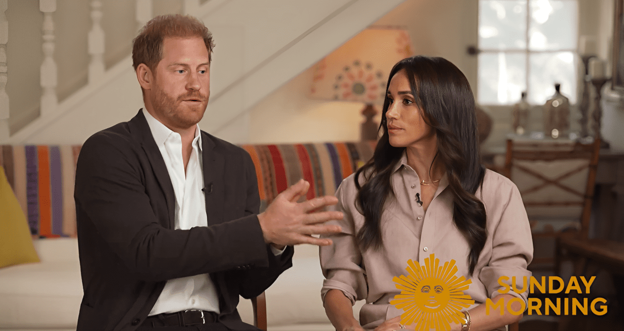 Свіже інтерв'ю Гаррі та Меган. Фото: X/CBSS Свіже інтерв'ю Гаррі та Меган. Фото: X/CBSS