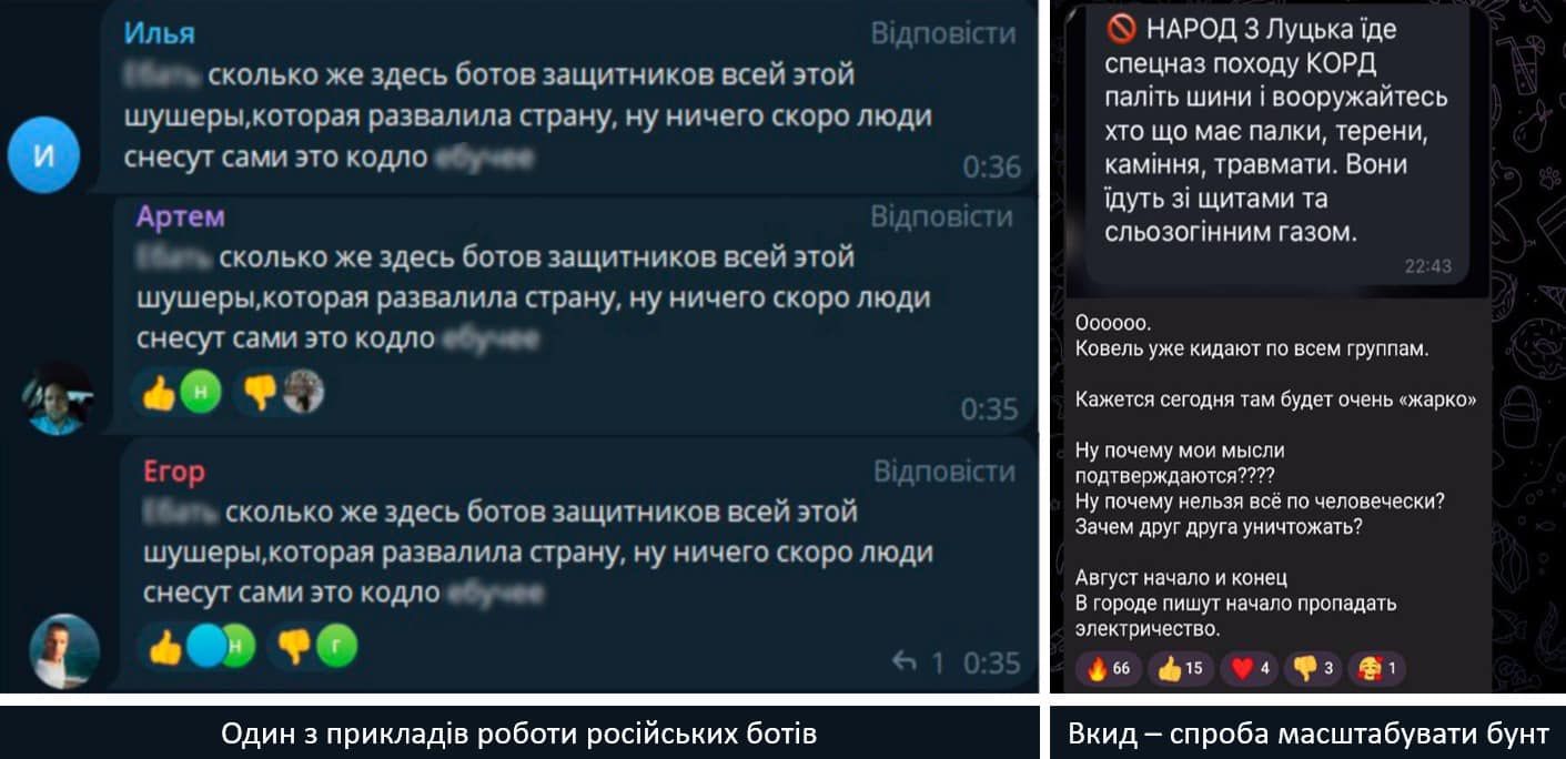 Протесты в Ковеле: в ТЦК обвинили в организации спецслужбы РФ 1