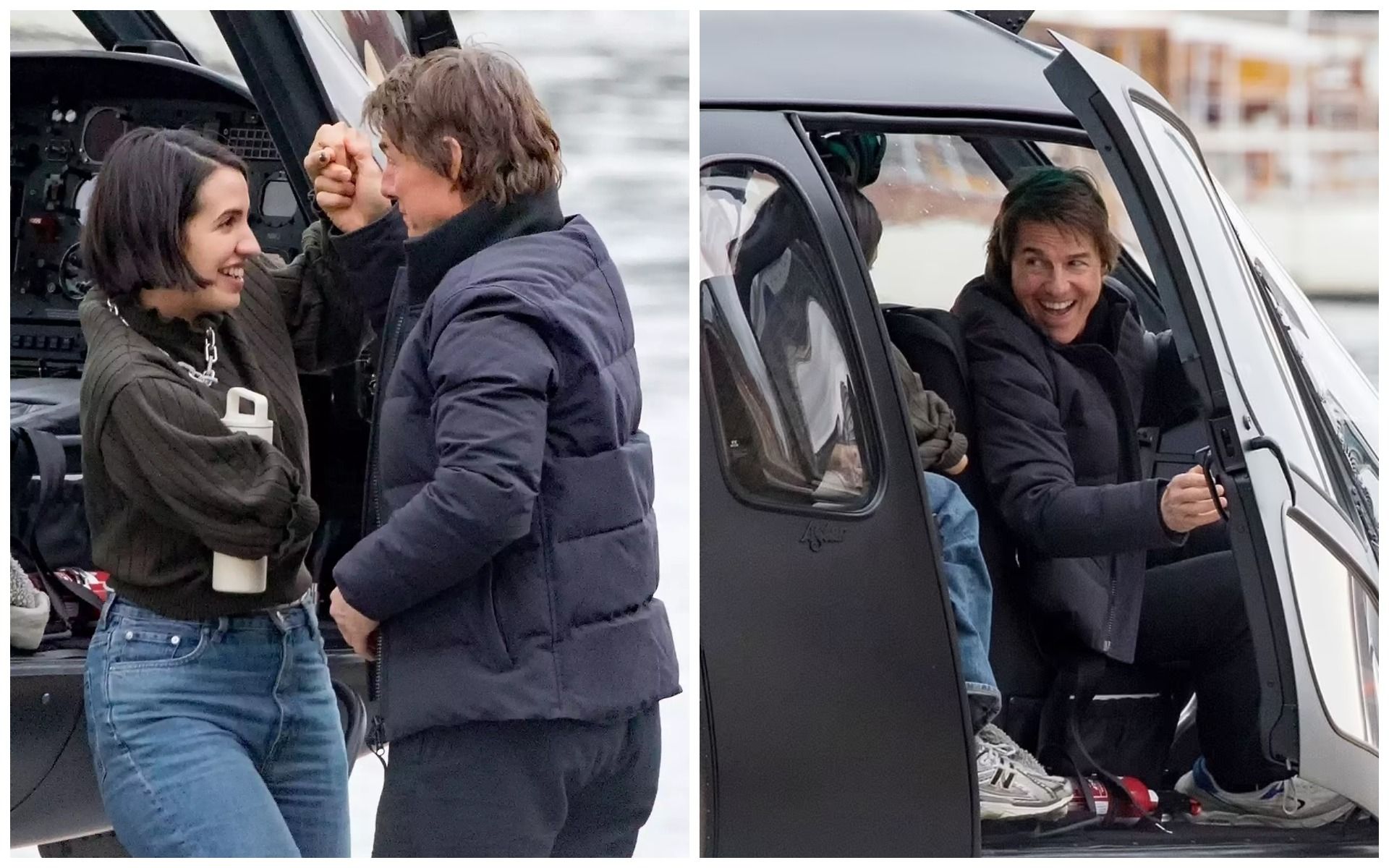 На личном вертолете. Фото: BackGrid На личном вертолете. Фото: BackGrid