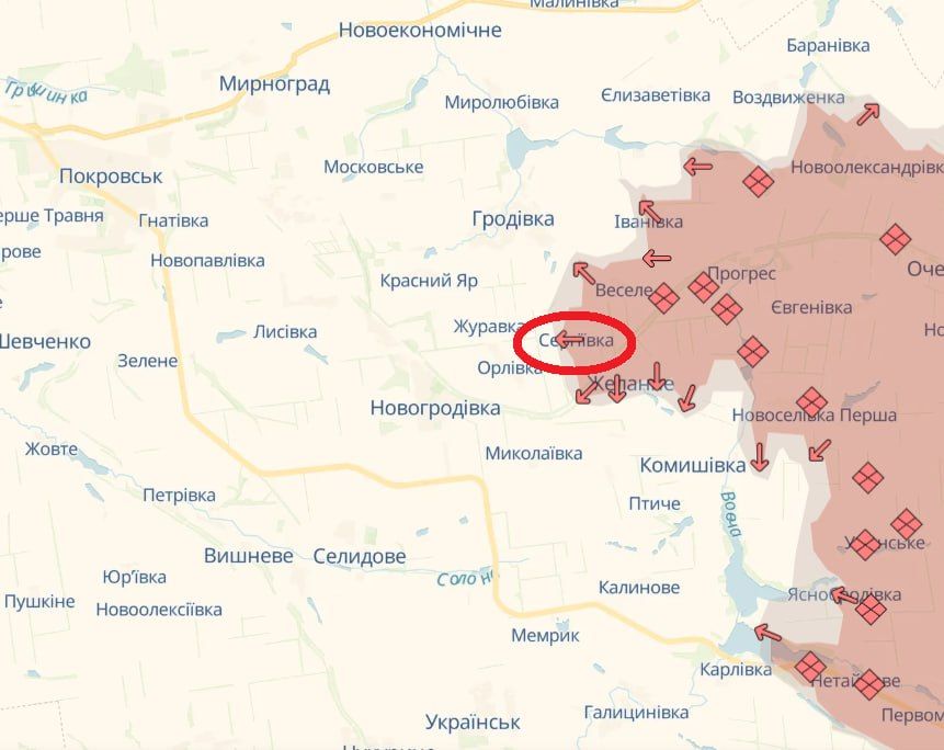 Росіяни захопили Сергіївку та мають просування на інших ділянках: в DeepState розповіли подробиці 1
