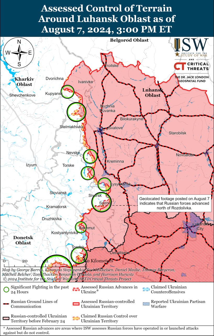 Карти боїв на Луганщині Карти боїв на Луганщині