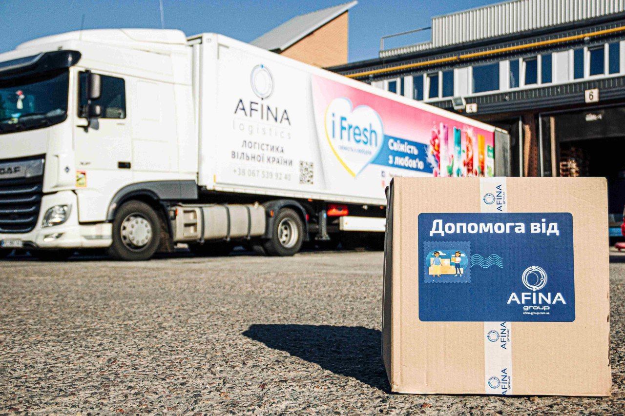 20 тонн благодійної допомоги для ГО “Набат Кривбас” від AFINA Group 3