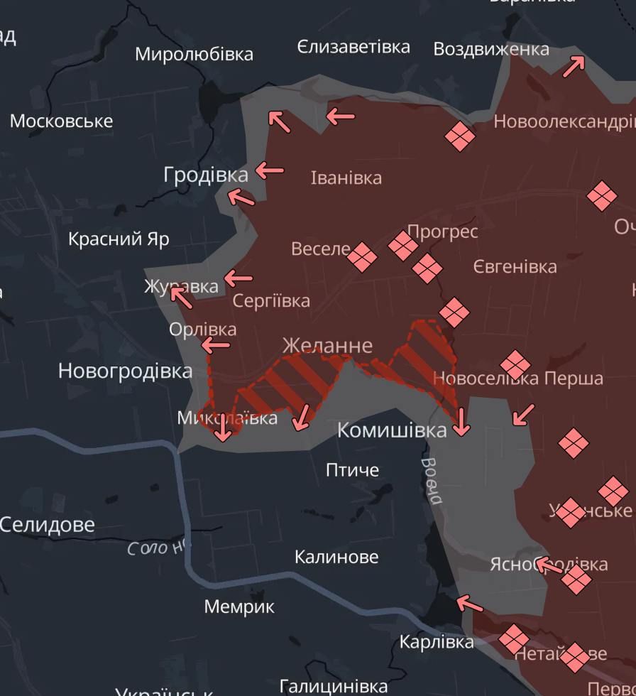Россияне захватили еще одно сало в Донецкой области и продвинулись в сторону Покровска 1