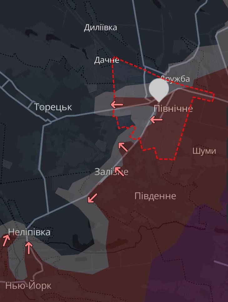 Оккупанты прорываются на Торецко-Покровском направлении Оккупанты прорываются на Торецко-Покровском направлении