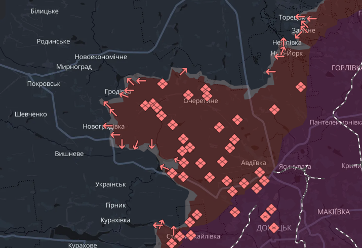 ВСУ имеют успехи на Харьковщине, а оккупанты продвигаются на Донетчине – DeepState 1