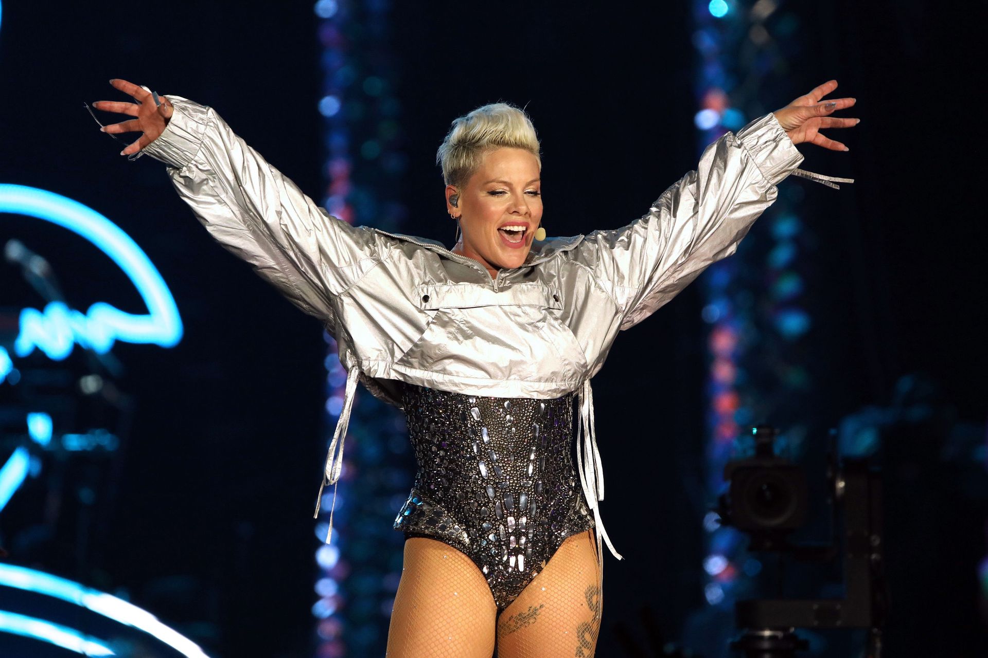 Выступление Пинк в Торонто 14 августа 2024 года. Фото: Getty Images Выступление Пинк в Торонто 14 августа 2024 года. Фото: Getty Images