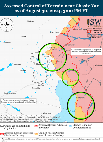 Росіяни просуваються на трьох напрямках: карти ISW 3