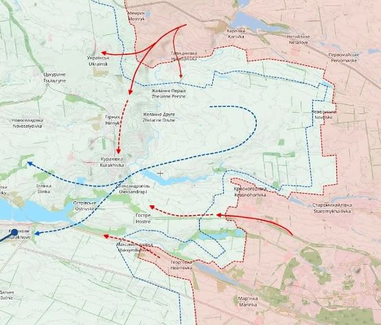 ЗСУ можуть потрапити в оточення під Покровськом. Дані: Forbes ЗСУ можуть потрапити в оточення під Покровськом. Дані: Forbes