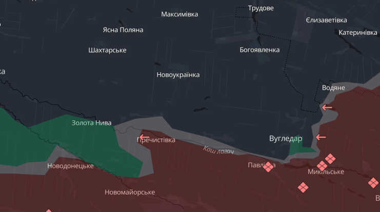 Росіяни окупували Пречистівку на Донеччині –  DeepState 1