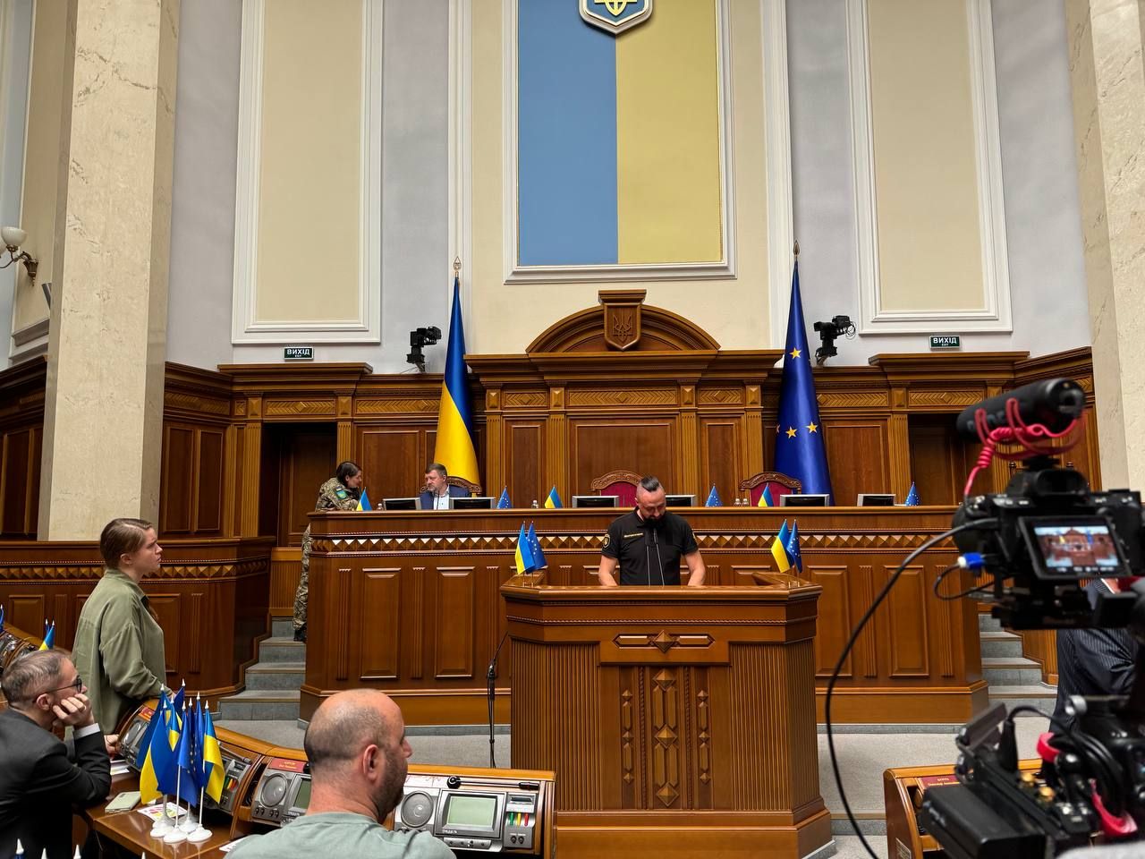 Камишин єдиний відзвітував у Раді про роботу. Фото: Ярослав Железняк Камишин єдиний відзвітував у Раді про роботу. Фото: Ярослав Железняк