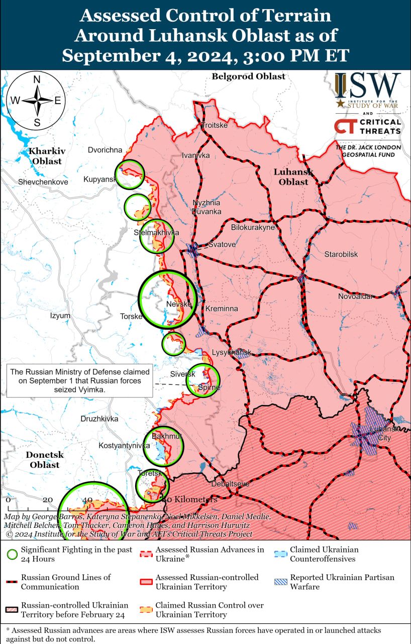 Карти боїв на Луганщині Карти боїв на Луганщині
