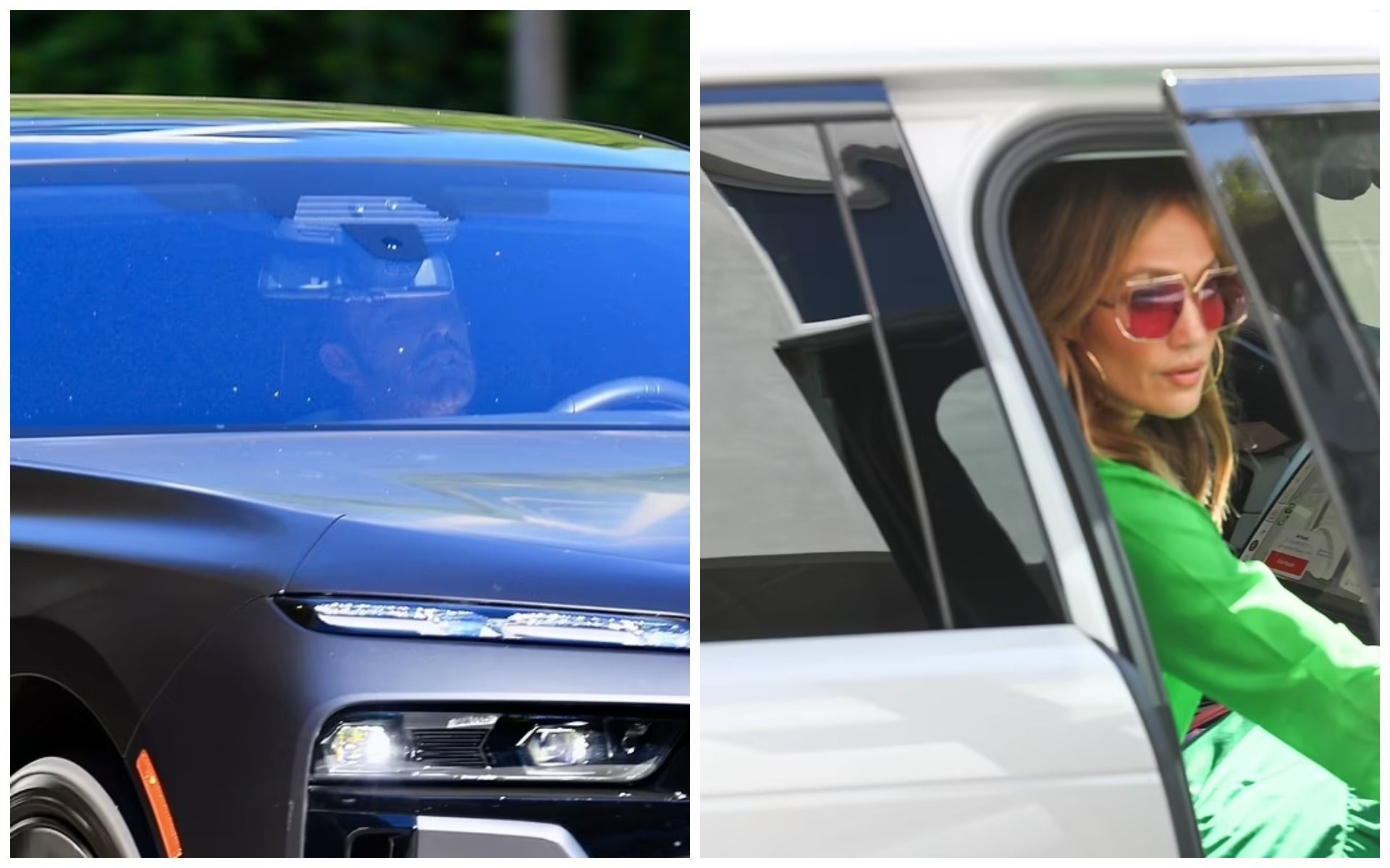 Аффлек і Лопес залишають місце зустрічі. Фото: The Daily Stardust/ BackGrid, The Hollywood jr/BackGrid  Аффлек і Лопес залишають місце зустрічі. Фото: The Daily Stardust/ BackGrid, The Hollywood jr/BackGrid