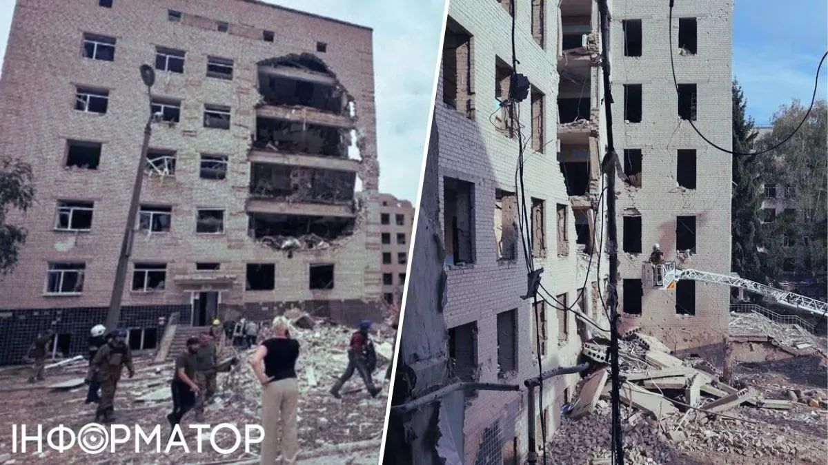 РФ вдарила по Полтаві. Колаж: Інфоматор РФ вдарила по Полтаві. Колаж: Інфоматор