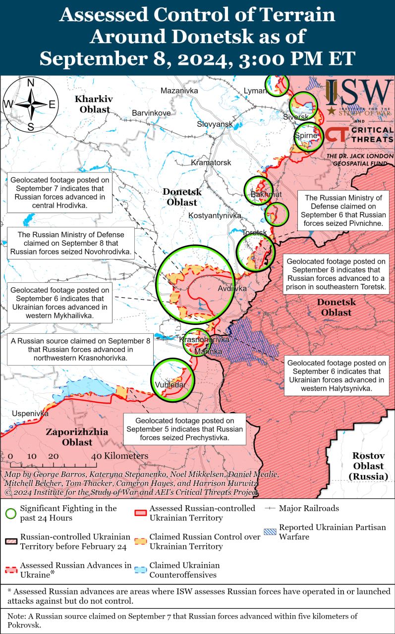 Карты боев в Донецкой области Карты боев в Донецкой области