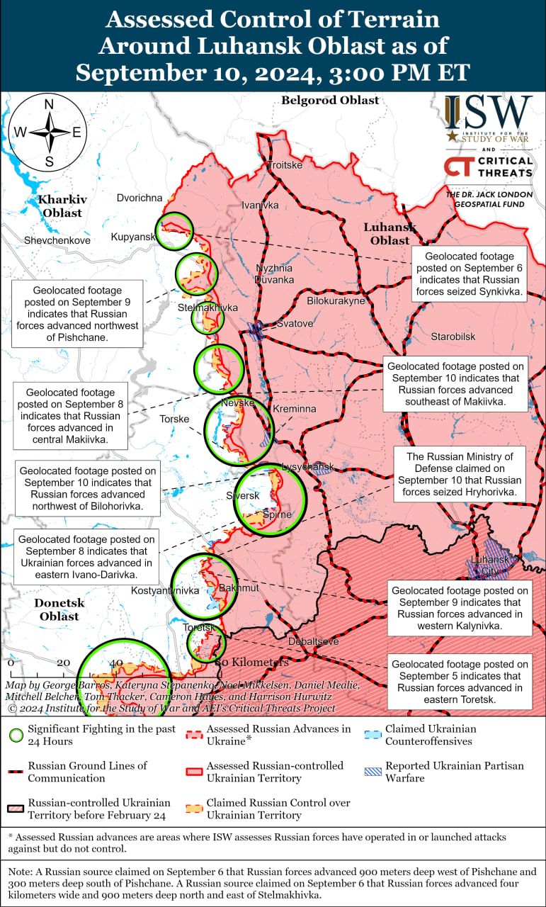 Карти боїв на Луганщині Карти боїв на Луганщині