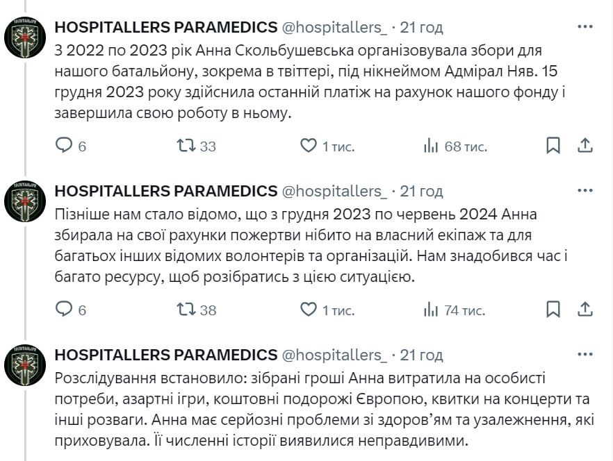 Пост "Госпітальєри"