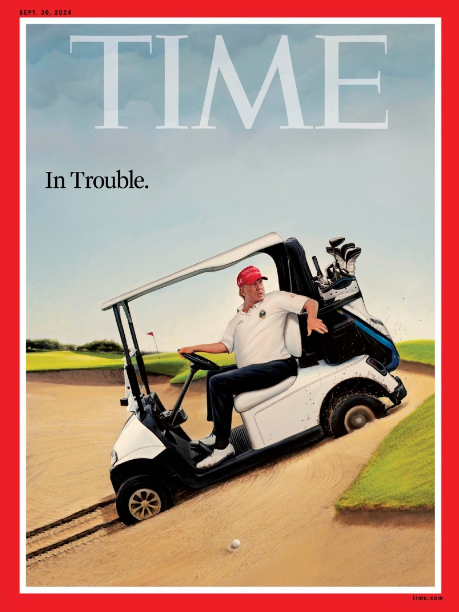 Промовиста обкладинка з Трампом від The Time Промовиста обкладинка з Трампом від The Time