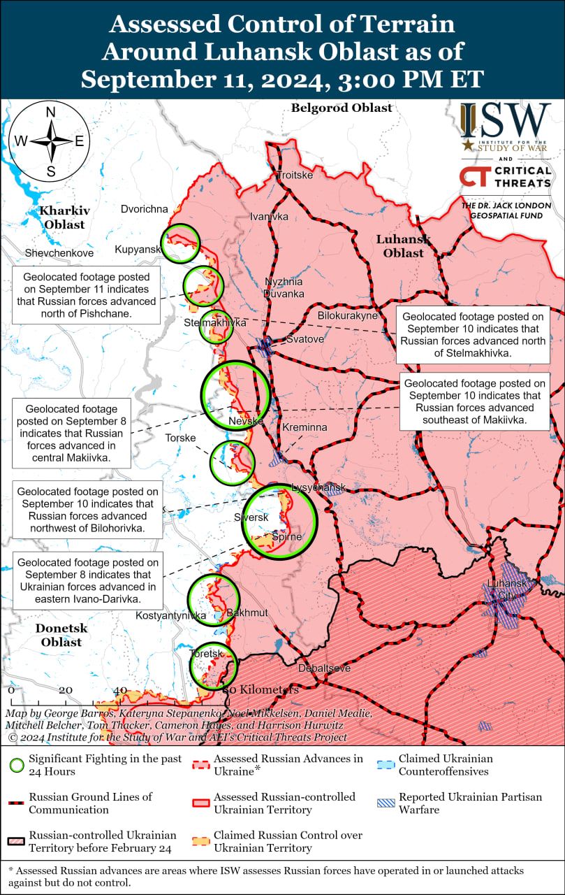 Карти боїв на Луганщині Карти боїв на Луганщині